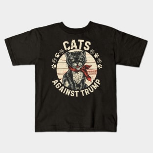 Cats-against-trump Kids T-Shirt